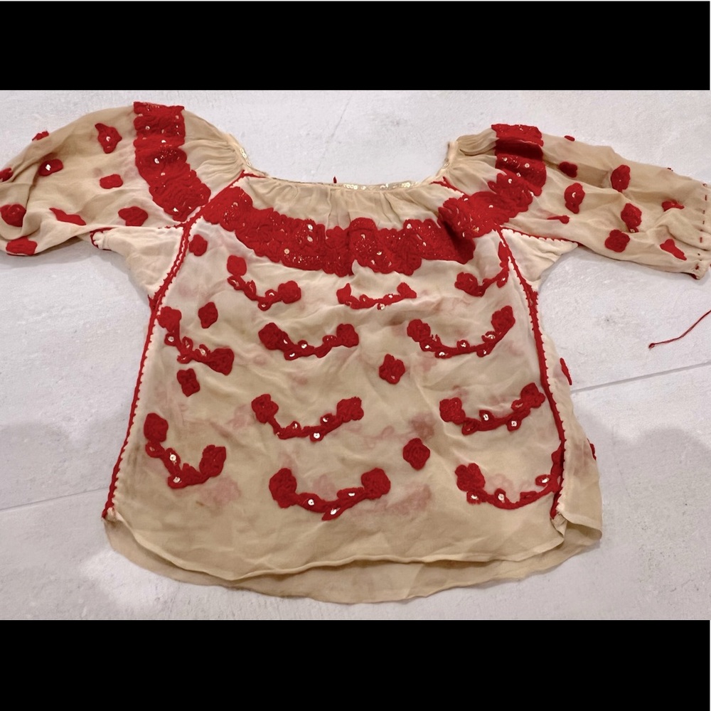 Amazing vinatge authentic peasant top